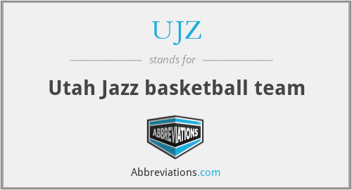 UJZ - Utah Jazz basketball team