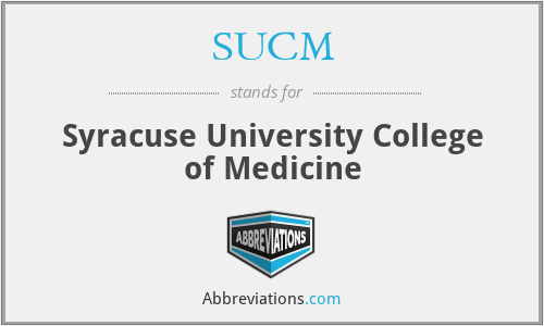 SUCM - Syracuse University College of Medicine