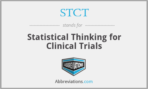 STCT - Statistical Thinking for Clinical Trials