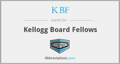 KBF - Kellogg Board Fellows