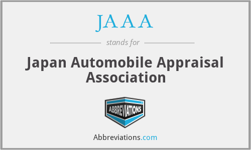 JAAA - Japan Automobile Appraisal Association