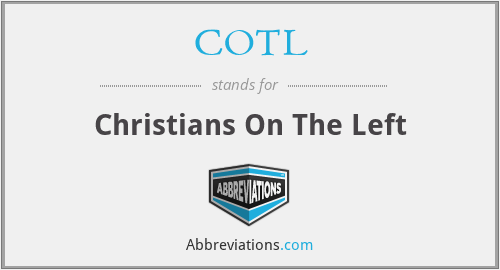 COTL - Christians On The Left