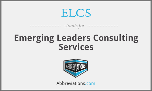ELCS - Emerging Leaders Consulting Services