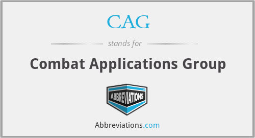 CAG - Combat Applications Group
