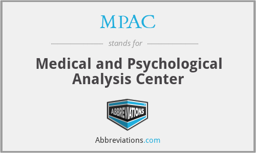 MPAC - Medical and Psychological Analysis Center