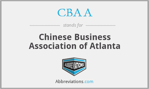 CBAA - Chinese Business Association of Atlanta