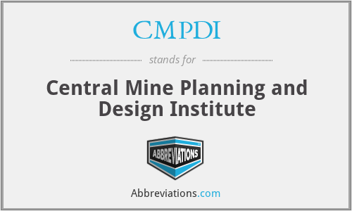 CMPDI - Central Mine Planning and Design Institute