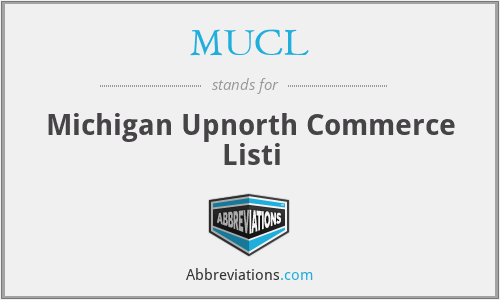 MUCL - Michigan Upnorth Commerce Listi