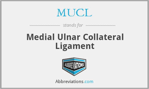 MUCL - Medial Ulnar Collateral Ligament