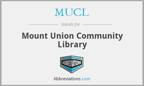MUCL - Mount Union Community Library