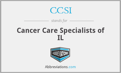 CCSI - Cancer Care Specialists of IL