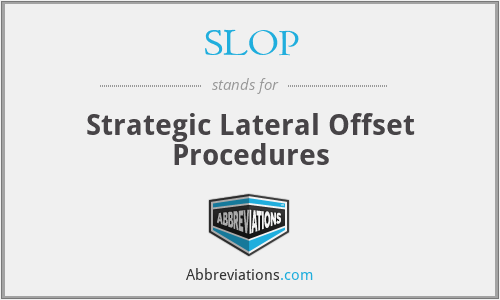 SLOP - Strategic Lateral Offset Procedures