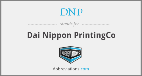 DNP - Dai Nippon PrintingCo