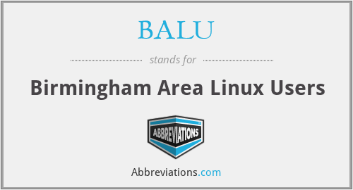 BALU - Birmingham Area Linux Users