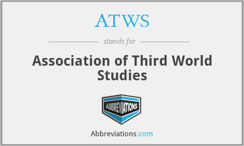 ATWS - Association of Third World Studies