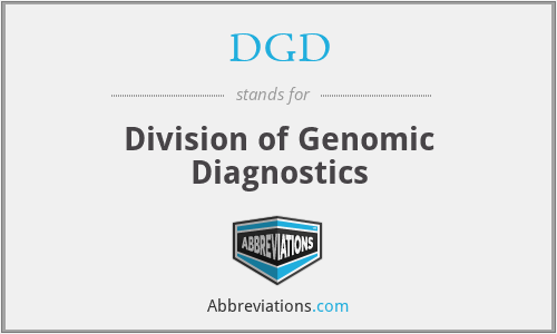 DGD - Division of Genomic Diagnostics