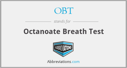 OBT - Octanoate Breath Test