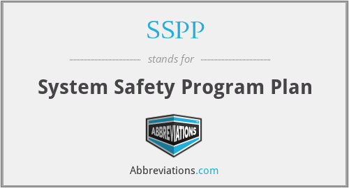 SSPP - System Safety Program Plan