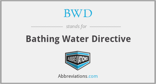 BWD - Bathing Water Directive