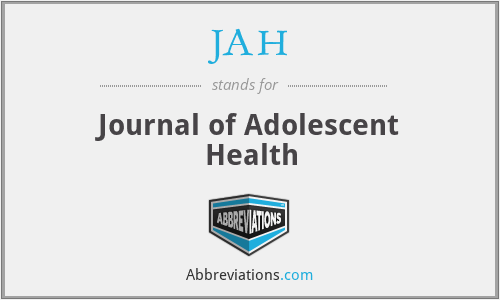 JAH - Journal of Adolescent Health