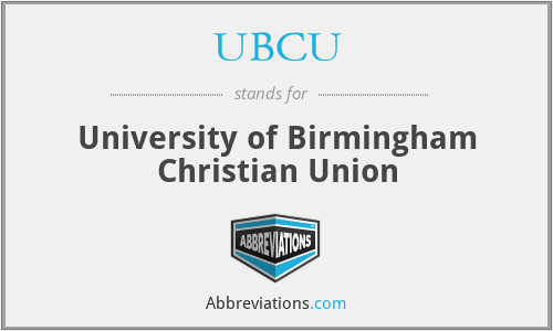 UBCU - University of Birmingham Christian Union