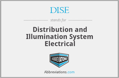 DISE - Distribution and Illumination System Electrical