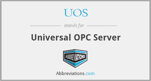 UOS - Universal OPC Server