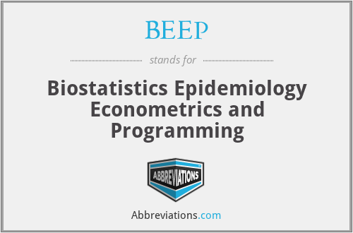 BEEP - Biostatistics Epidemiology Econometrics and Programming