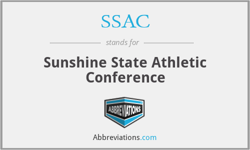 SSAC - Sunshine State Athletic Conference