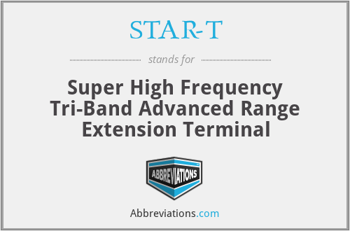 STAR-T - Super High Frequency Tri-Band Advanced Range Extension Terminal