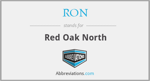 RON - Red Oak North