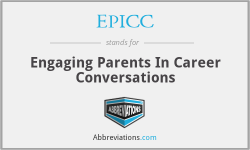 EPICC - Engaging Parents In Career Conversations