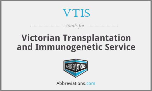 VTIS - Victorian Transplantation and Immunogenetic Service