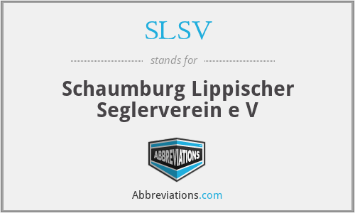 SLSV - Schaumburg Lippischer Seglerverein e V