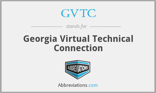 GVTC - Georgia Virtual Technical Connection