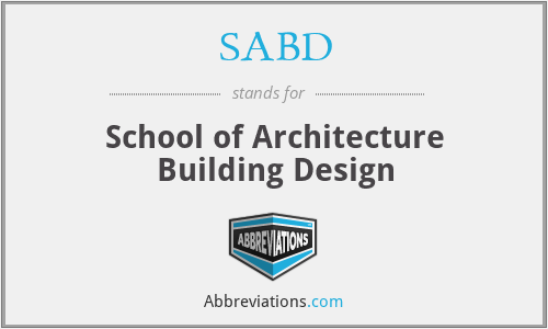 SABD - School of Architecture Building Design