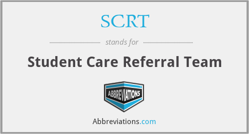 SCRT - Student Care Referral Team