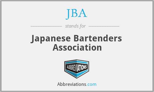 JBA - Japanese Bartenders Association
