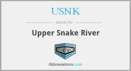 USNK - Upper Snake River