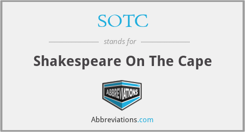 SOTC - Shakespeare On The Cape