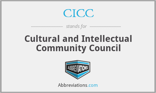 CICC - Cultural and Intellectual Community Council