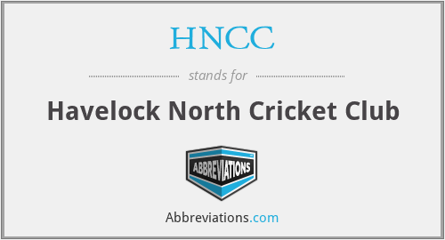 HNCC - Havelock North Cricket Club