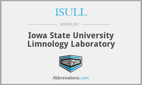 ISULL - Iowa State University Limnology Laboratory