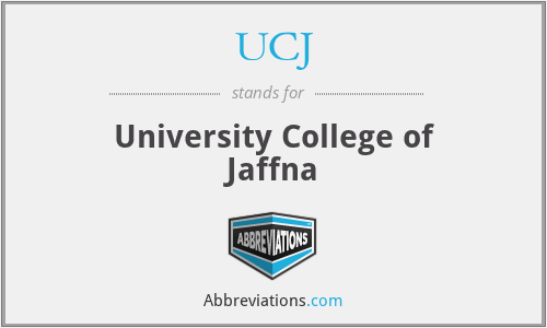UCJ - University College of Jaffna