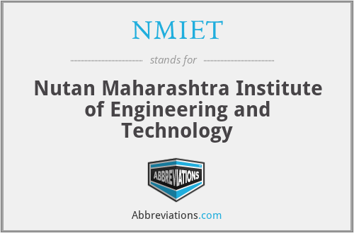 NMIET - Nutan Maharashtra Institute of Engineering and Technology