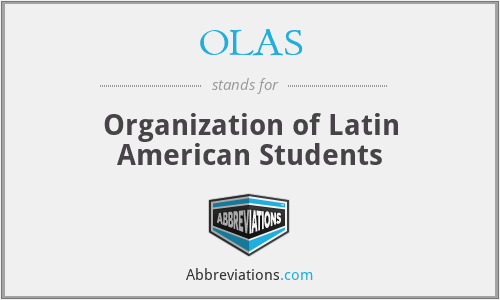 OLAS - Organization of Latin American Students