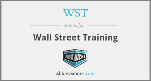 WST - Wall Street Training