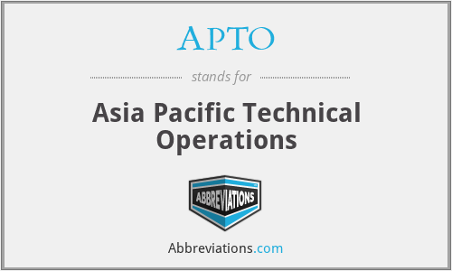 APTO - Asia Pacific Technical Operations