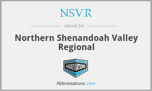 NSVR - Northern Shenandoah Valley Regional