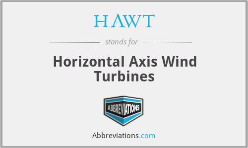 HAWT - Horizontal Axis Wind Turbines